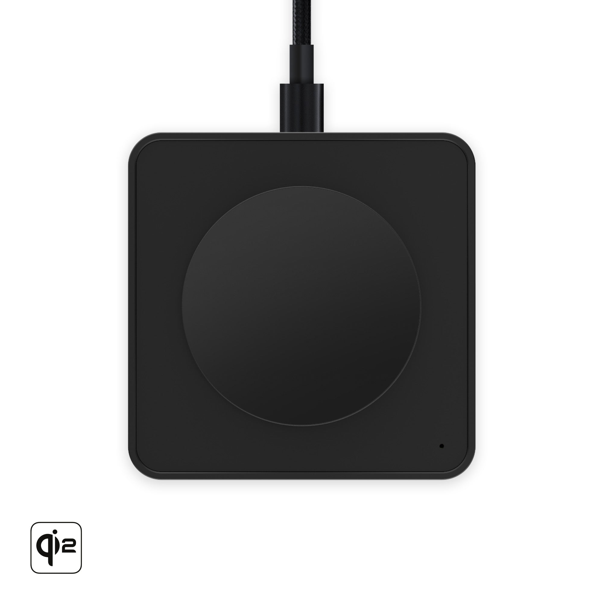 Mous Matte Black Wireless Charging Pad
