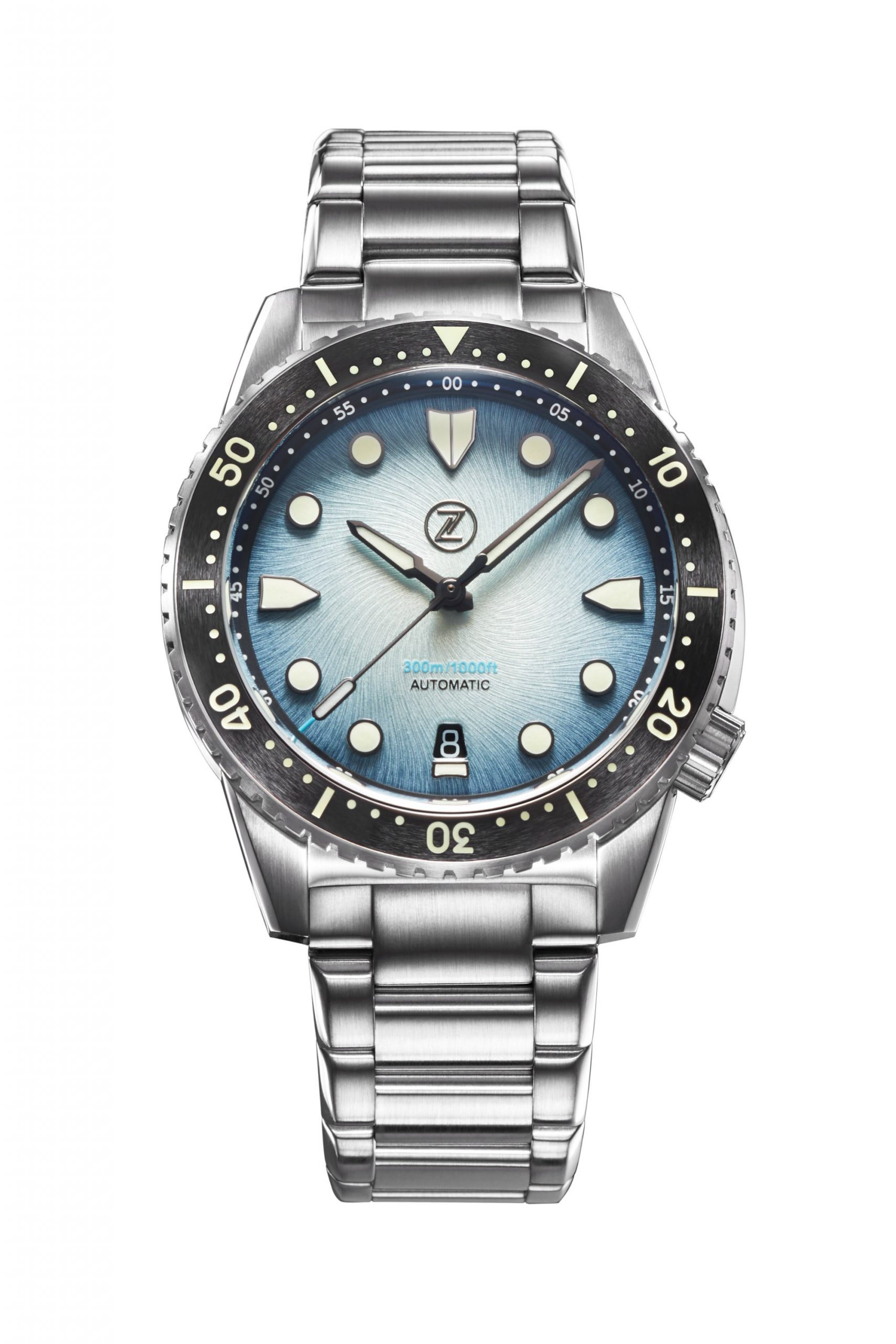 Zelos Mako 300m Diver 'Sky Blue'