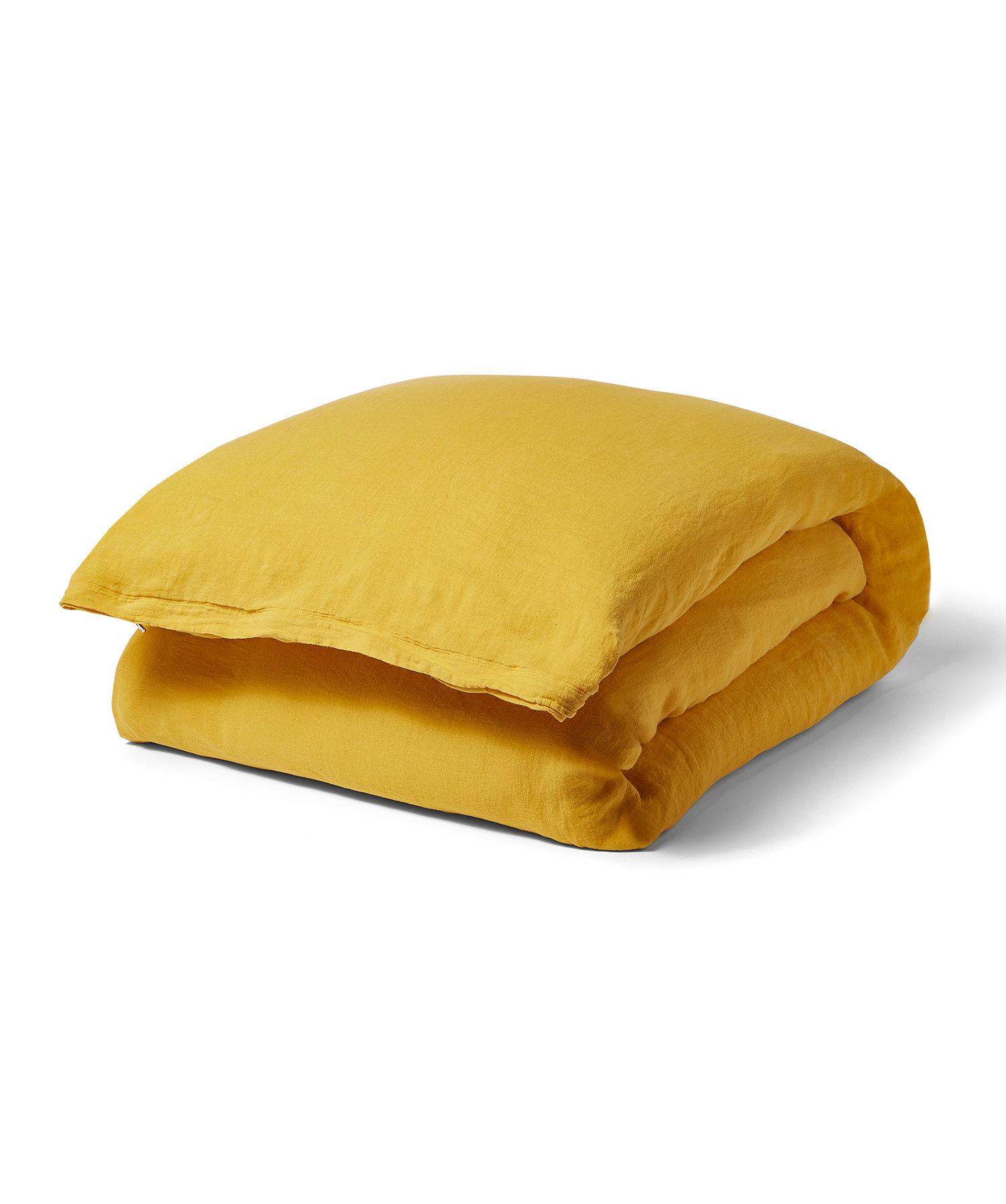 Floydhome Linen Duvet Cover - Full/Queen - Mustard