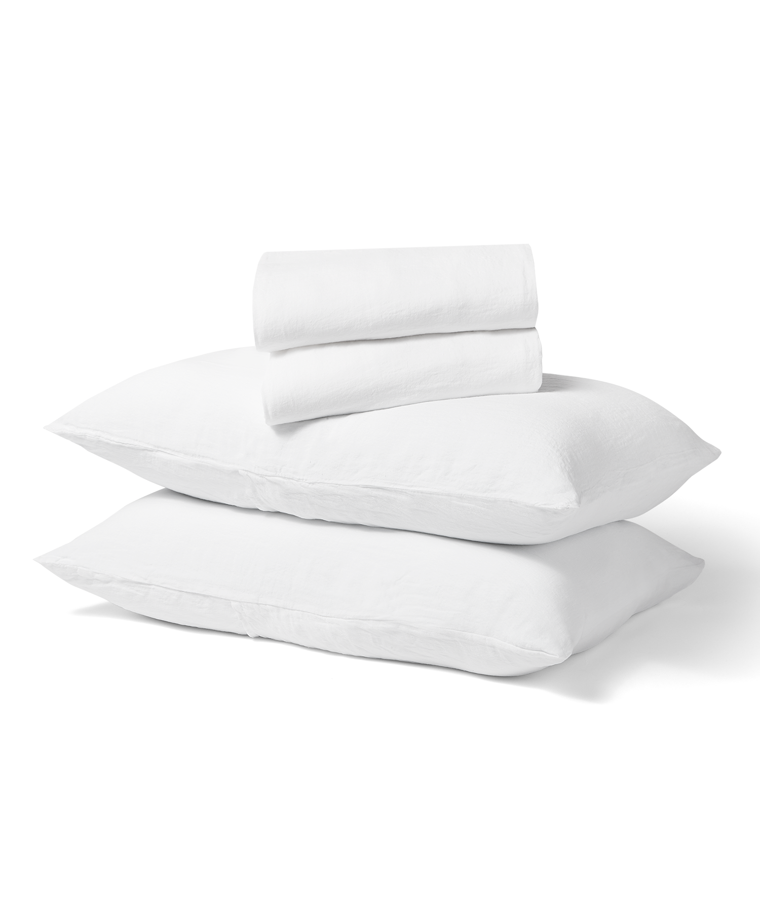Floydhome Linen Duvet + Sheet Set - King - White