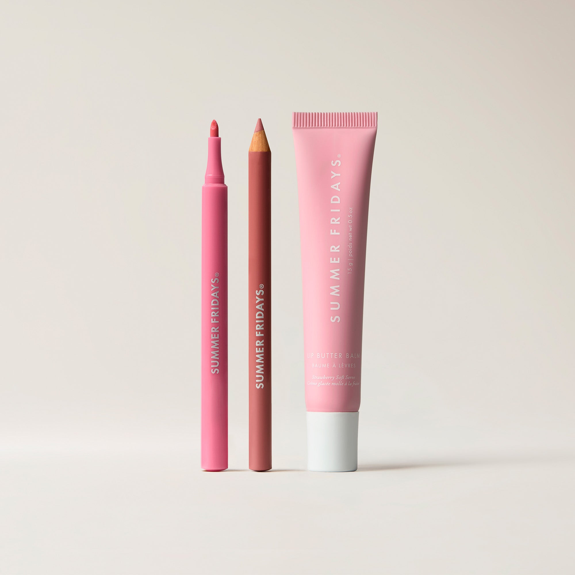 Summerfridays Lip Combo in Strawberry Soft Serve | TikTok Exclusive