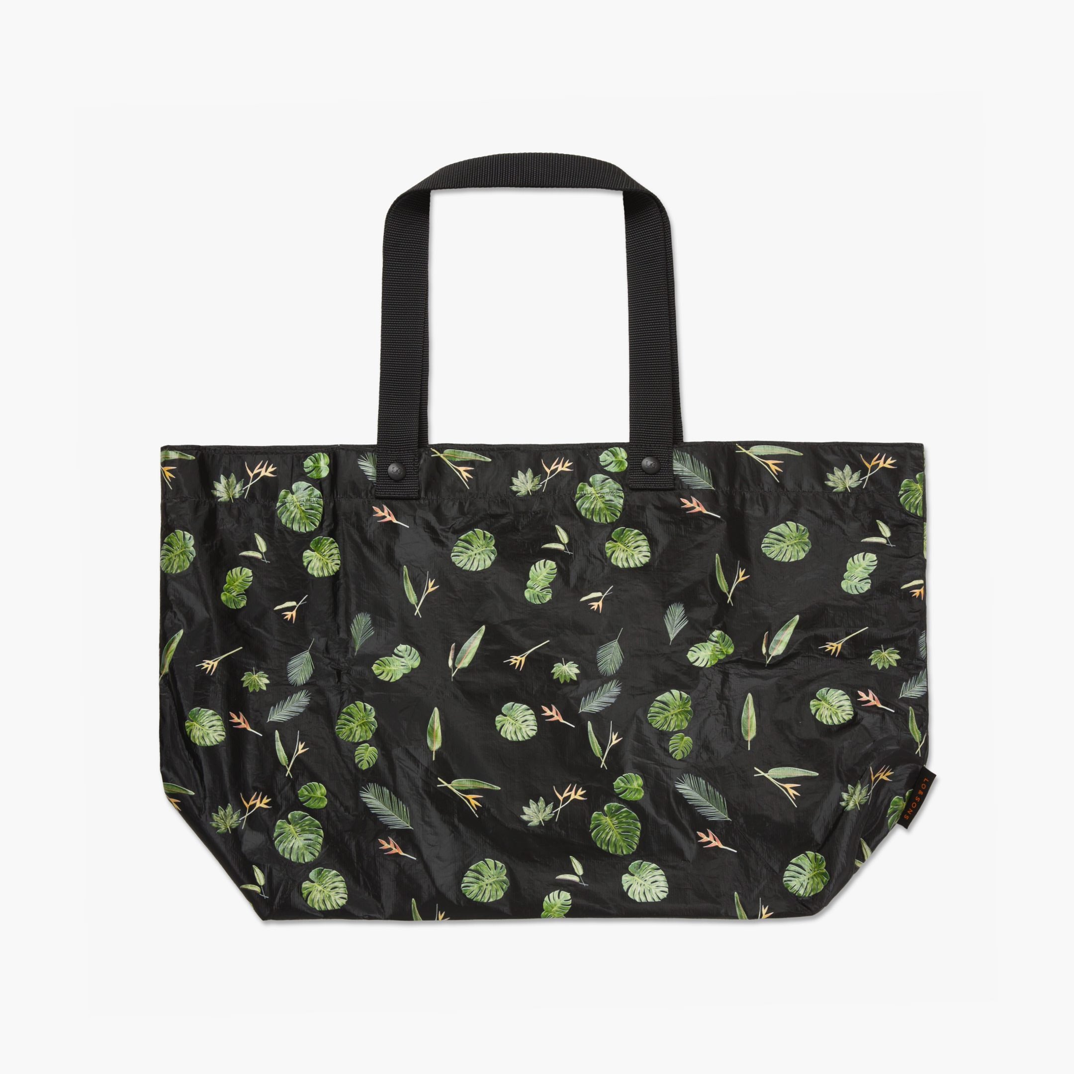 Loandsons Del Mar Packable Tote Large - Tyvek - Leaf Print