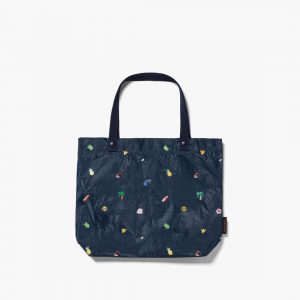 Loandsons Del Mar Packable Tote Small - Tyvek - Navy Hawaii Emoji