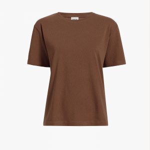 Khaite Mae T-Shirt in Chestnut