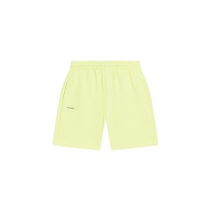 Pangaia Kids' 365 Midweight Long Shorts—Soft Lime