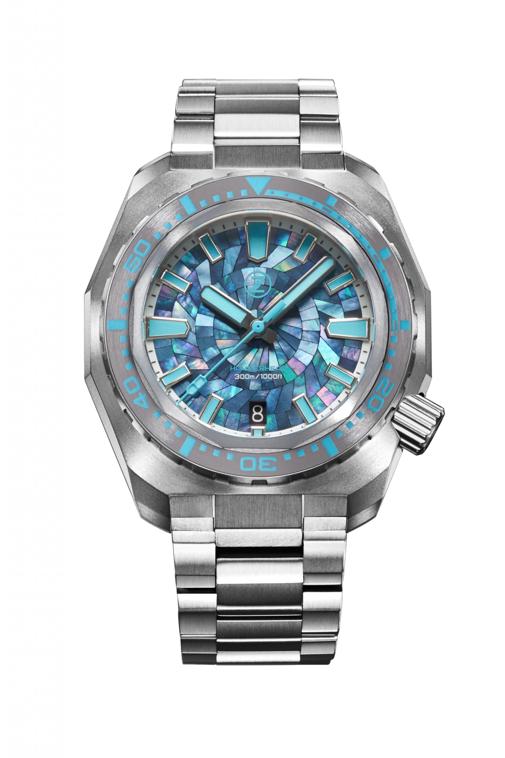 Zelos Hammerhead V3 300m Ti 'Mosaic MOP'