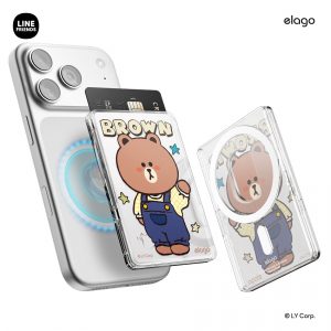 elago LINE FRIENDS | Retro & Ordinary Days Magnetic Card Pocket [3 Styles]