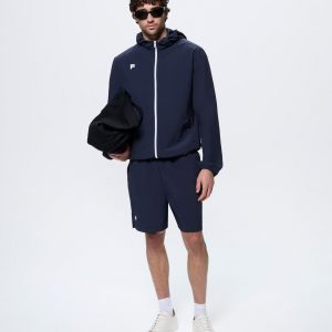 Pangaia Mens Recycled Nylon Shorts—Granite Navy