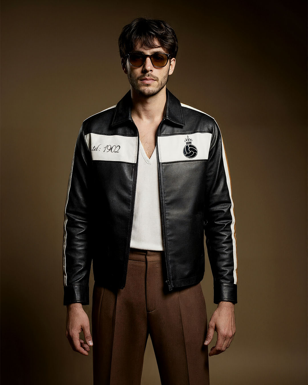 Shop Football The Royals Pure Leather Jacket