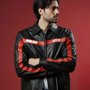 Shop Football Milan Pure Leather Jacket