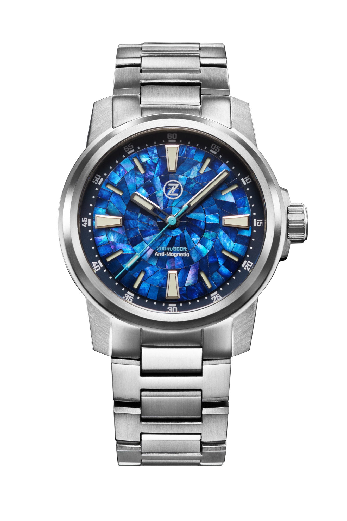 Zelos Aurora Field 42mm Ti 'Mosaic MOP'