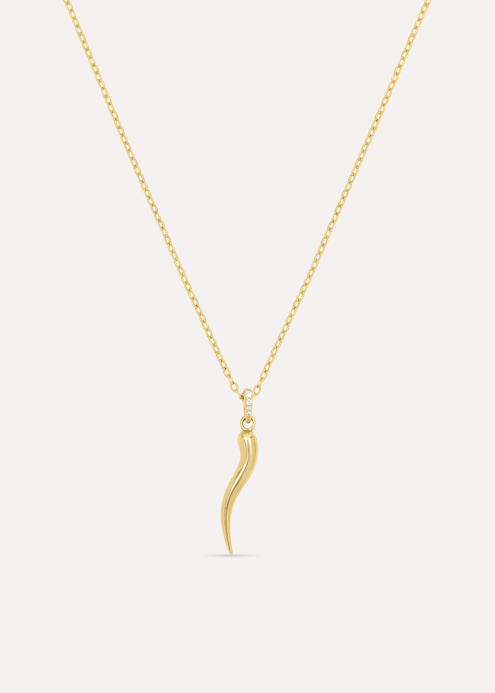 Dinny Hall Toro Horn Charm Necklace