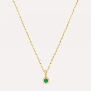 Dinny Hall Precious Pip Emerald Necklace