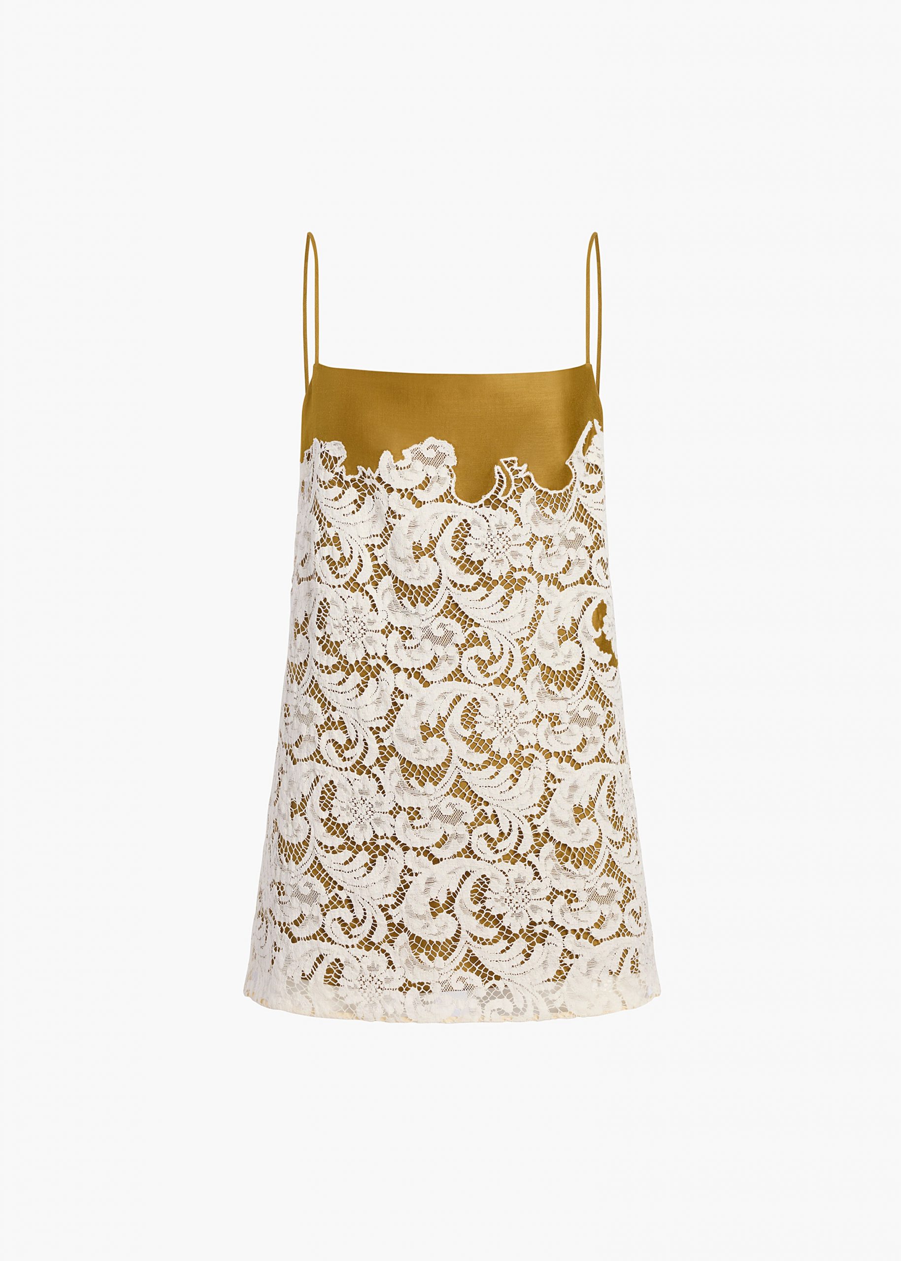 Khaite Neema Top in Bronze