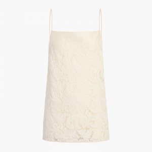 Khaite Neema Top in Ivory Glow