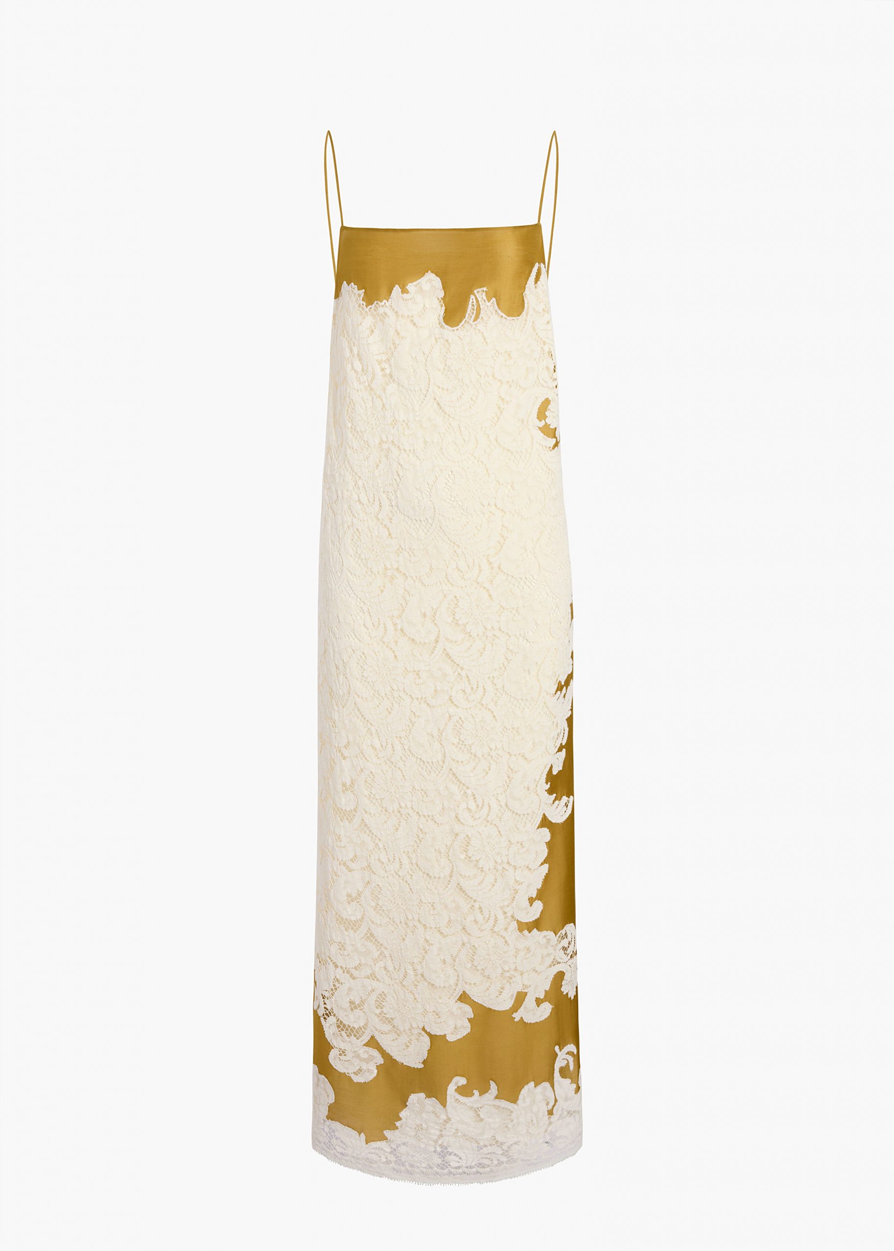 Khaite Nevis Dress in Bronze
