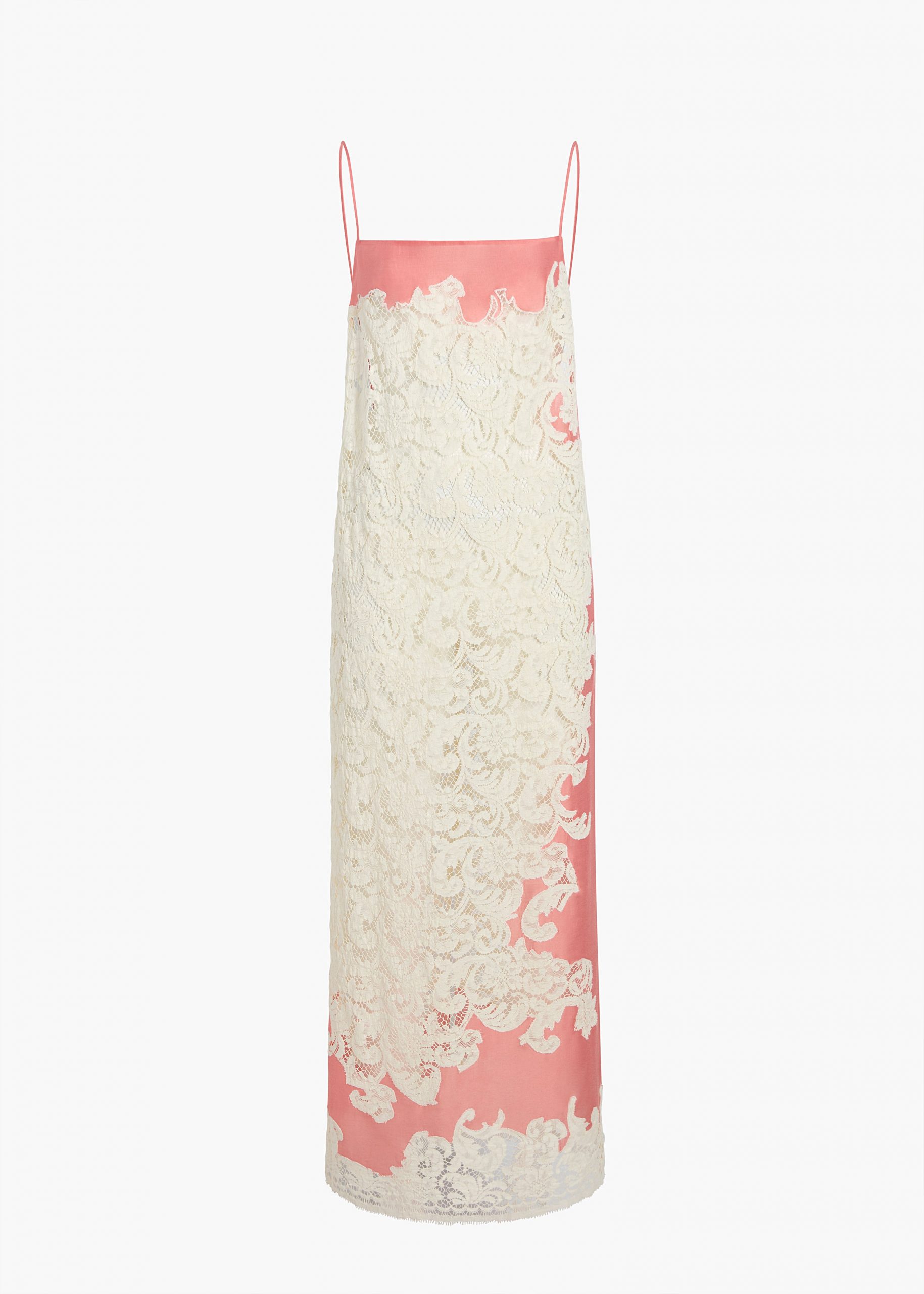 Khaite Nevis Dress in Coral