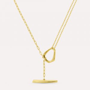Dinny Hall Thalassa Medium T-Bar Lariat Necklace