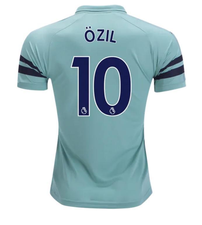 Soccer Jersey Club Arsenal Ozil Third Jersey 2018/19