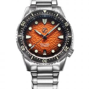 Zelos Mako 300m Diver 'Hammered Orange'