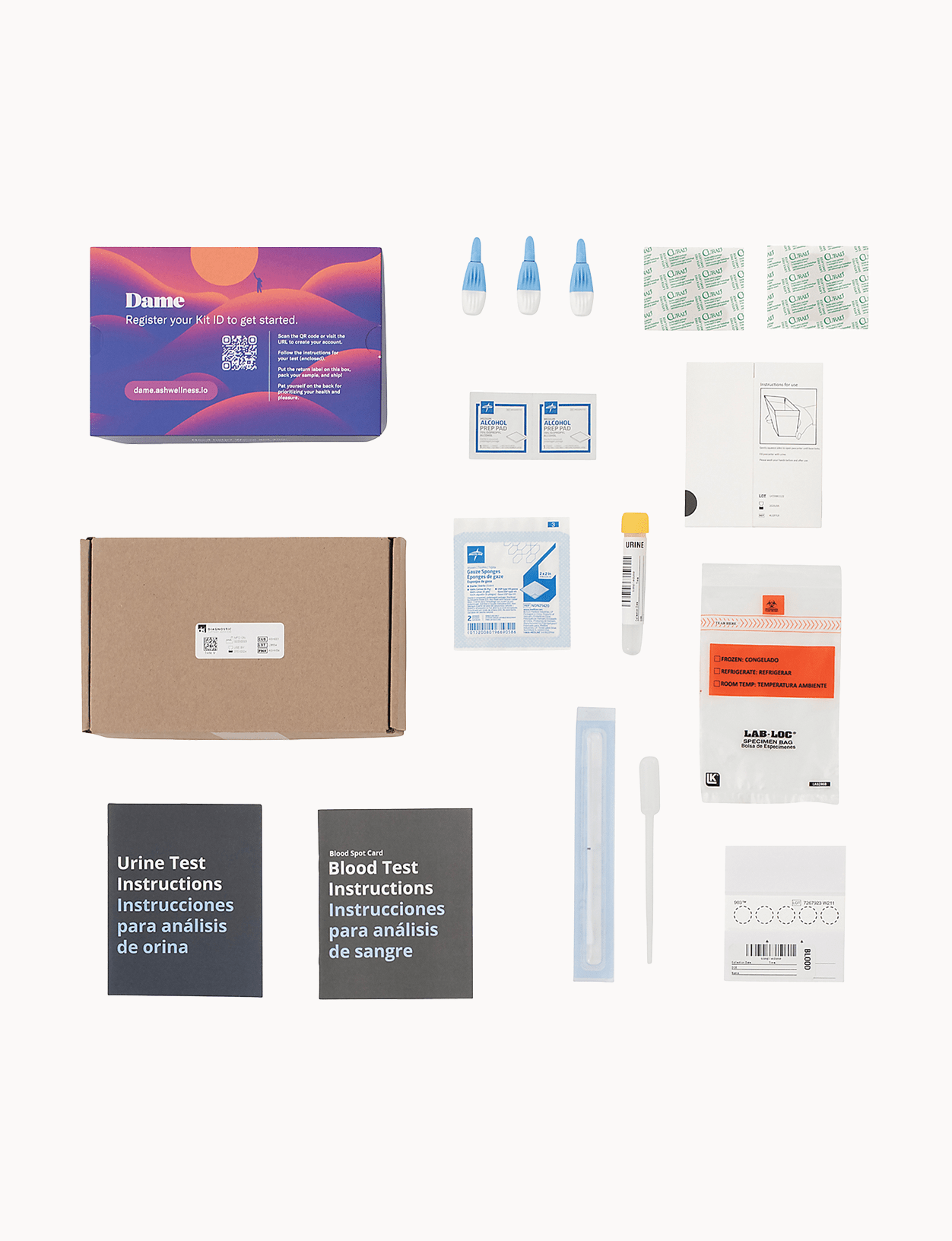 Dame Gonorrhea, Chlamydia & Syphilis STI Test Kit - 1 Site