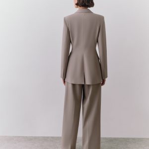 Cuyana Wool Wide Leg Pant