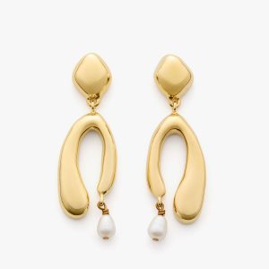 Cuyana Nube Pearl Earrings