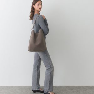 Cuyana Camina Bucket Bag (Suede)