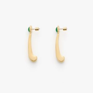Cuyana Beaded Long Lluvia Earrings