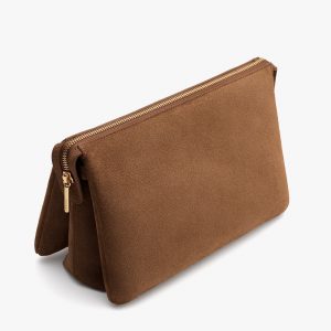 Cuyana Tria Clutch (Suede)