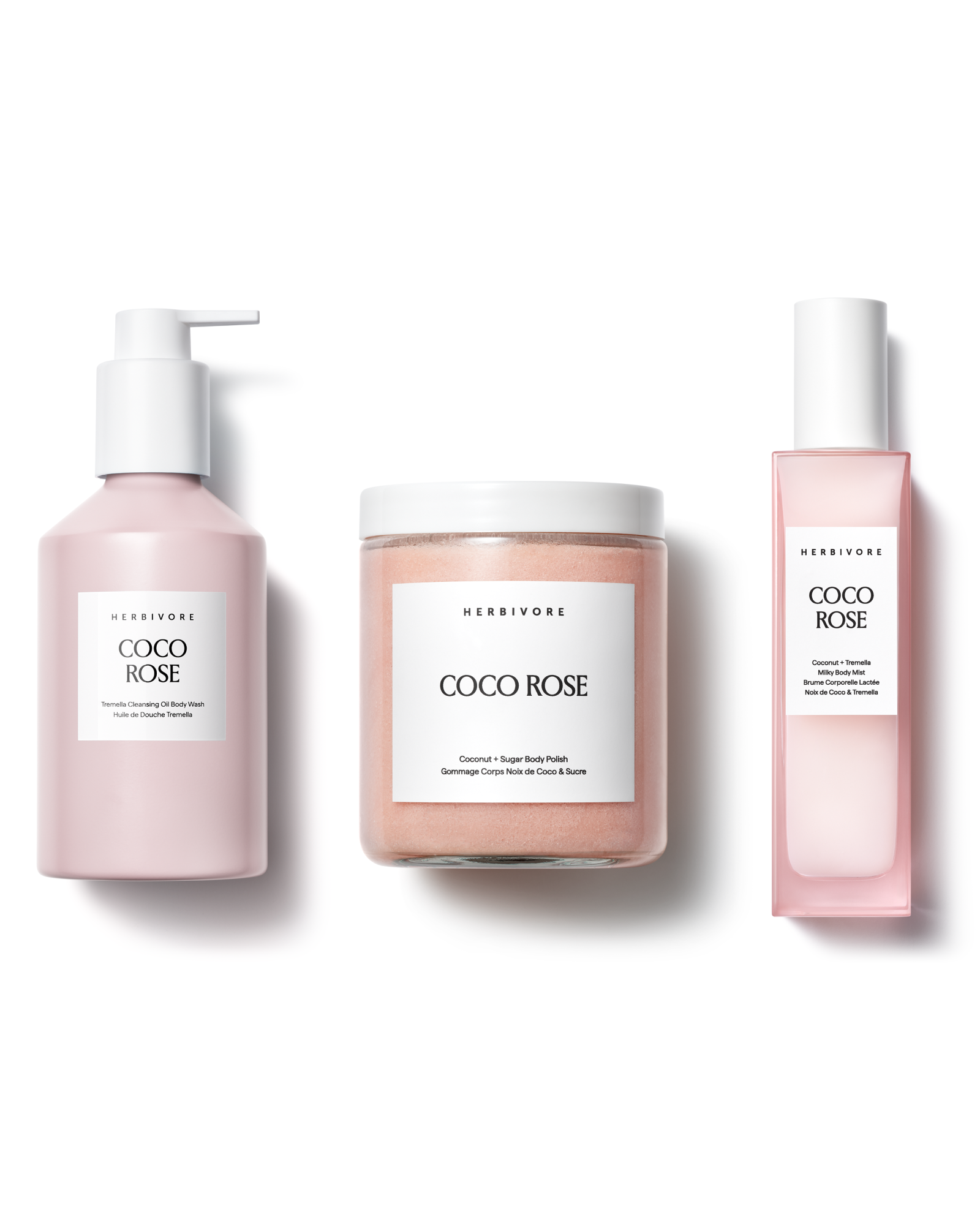 Herbivorebotanicals COCO ROSE Bodycare Set