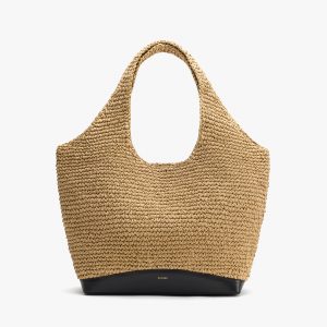 Cuyana Large Raffia Tote
