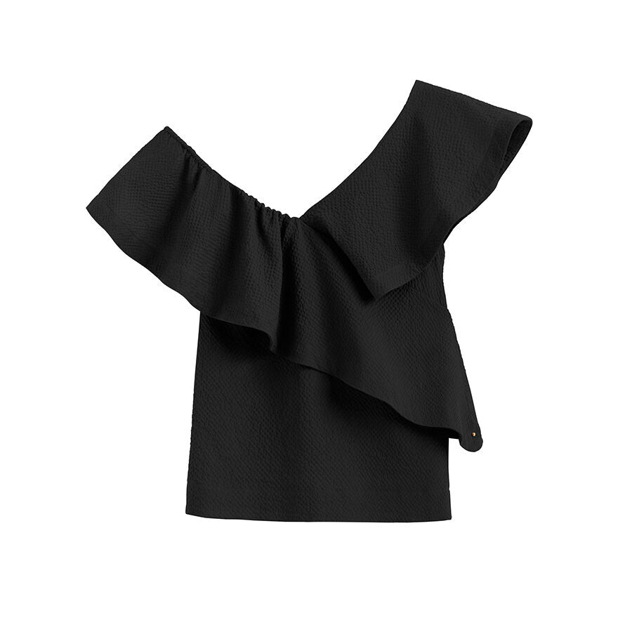 Cuyana Flounce Top