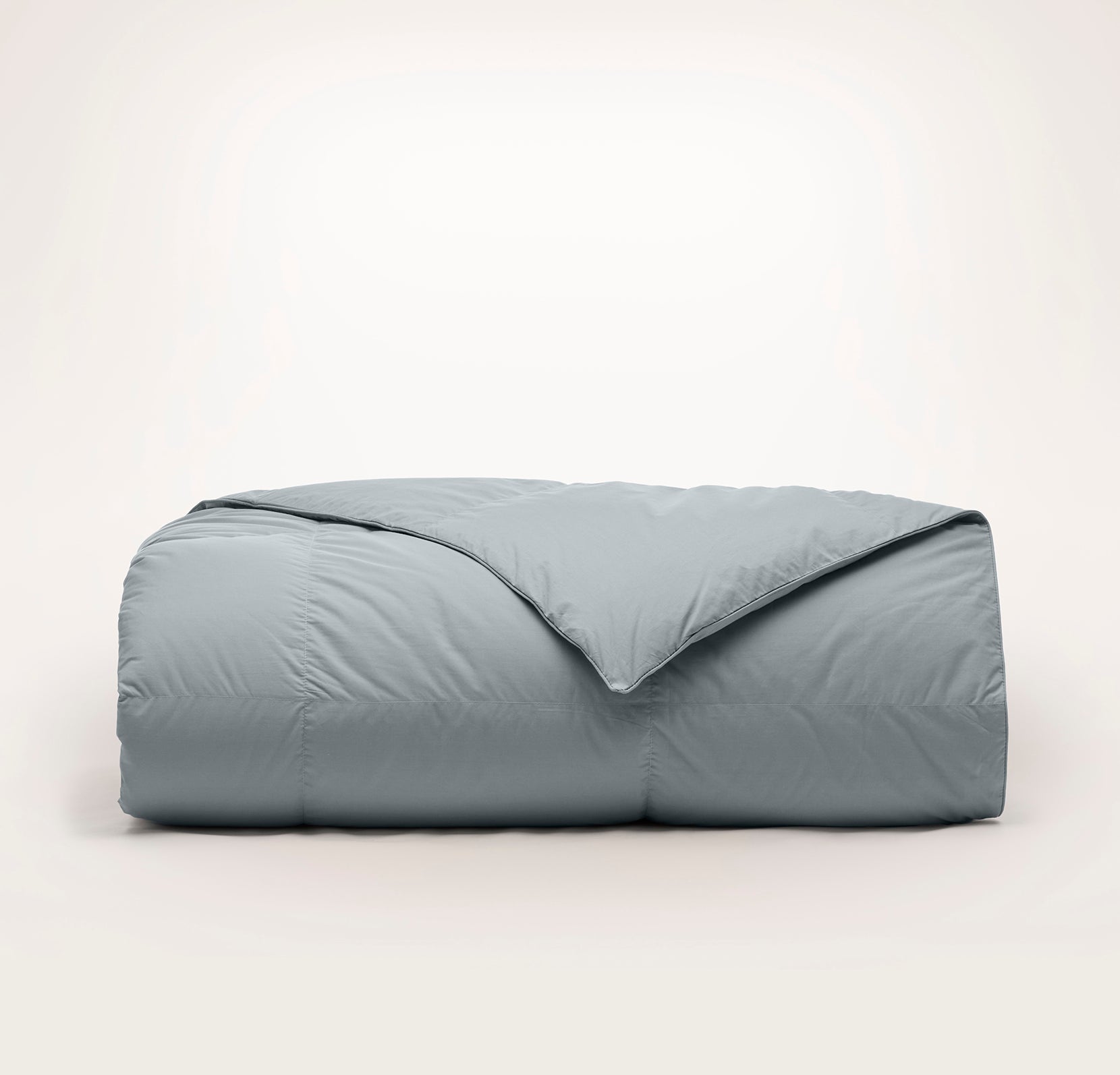 Bollandbranch Percale Quilted Down Alternative Comforter - Bluestone