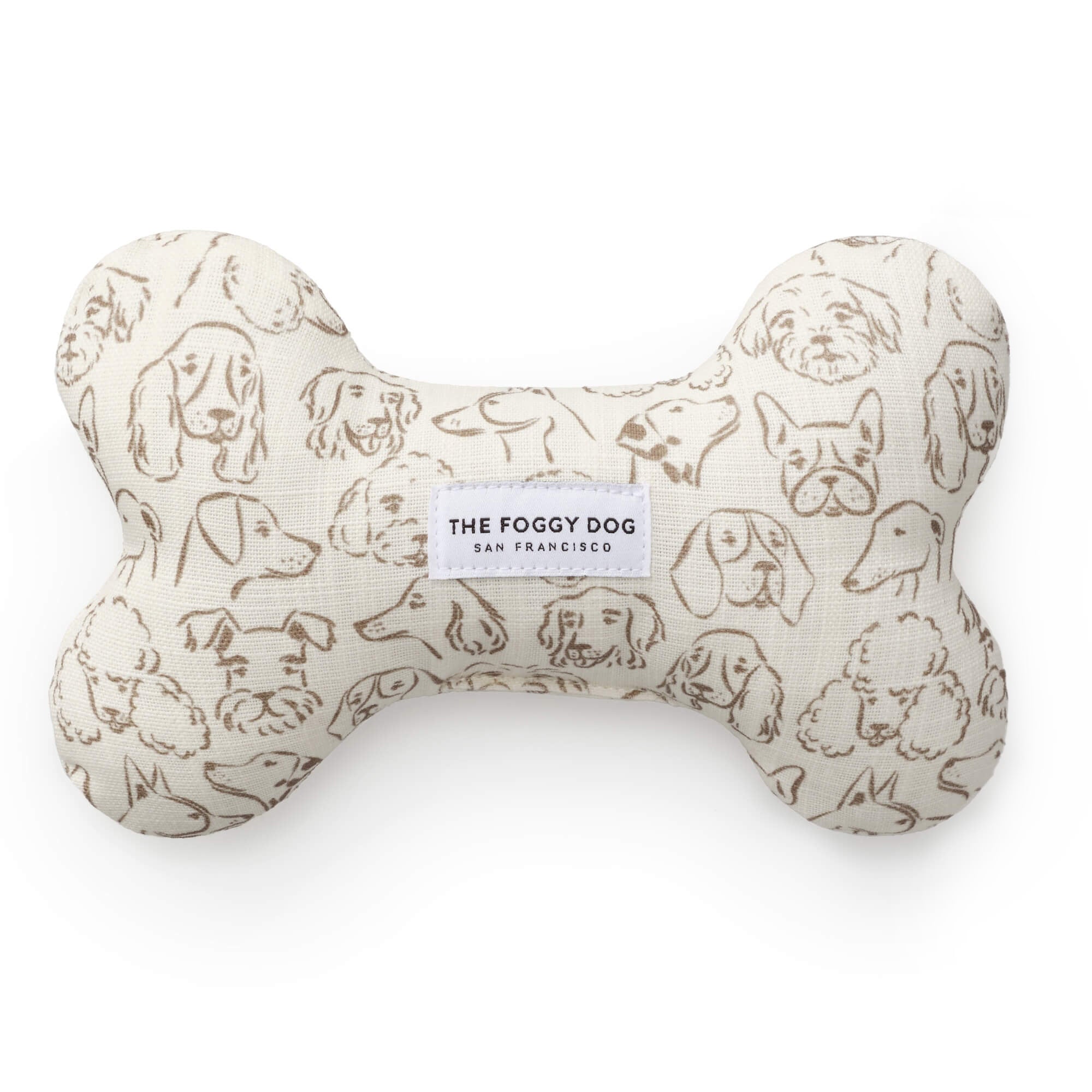 The Foggy Dog x Petite Keep Best in Show Dog Squeaky Toy