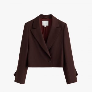 Cuyana Wool Cropped Blazer