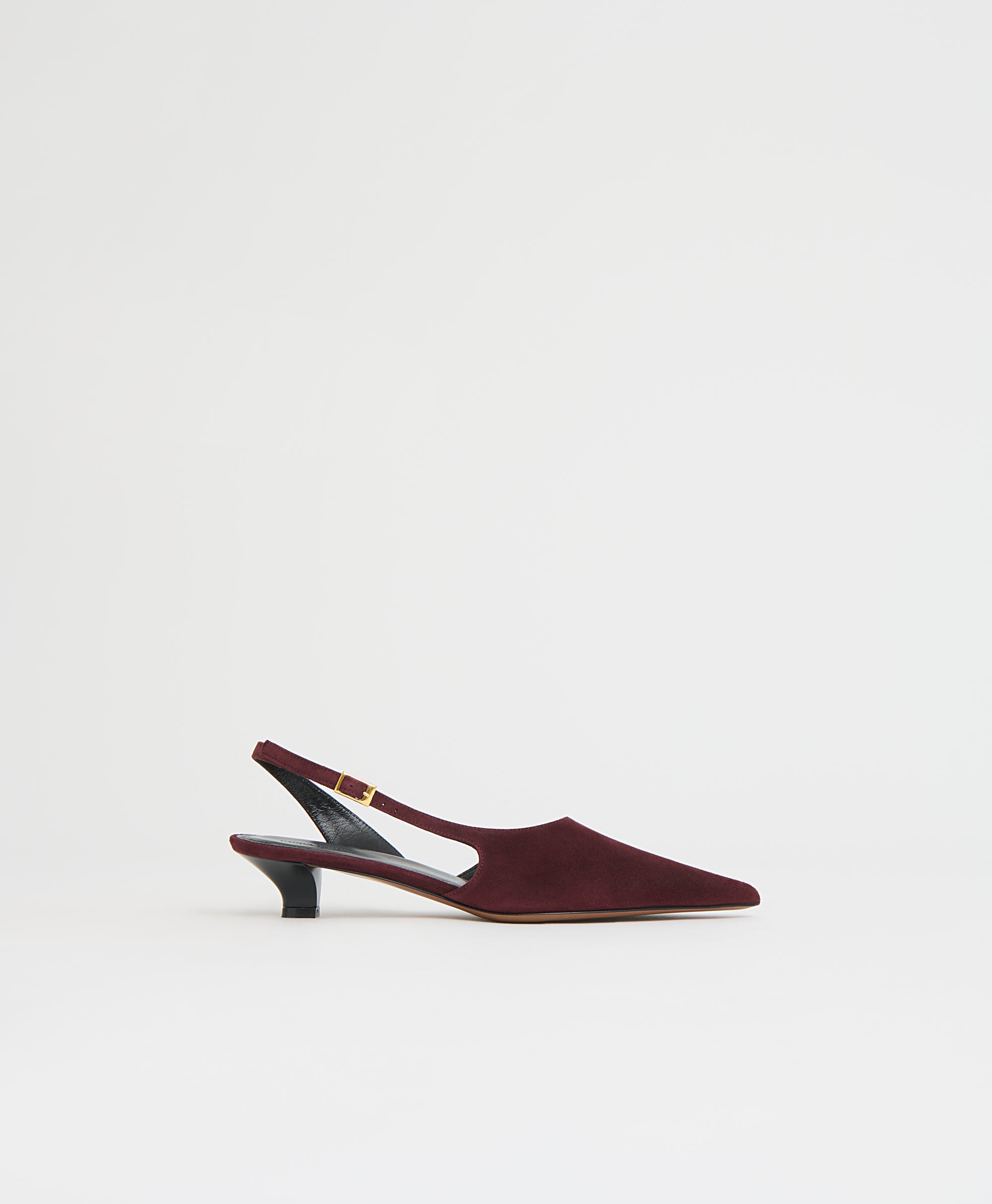 Mansurgavriel Anna Kitten - Plum Suede