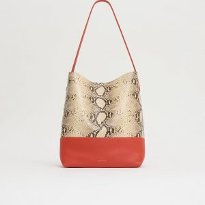 Mansurgavriel Everyday Cabas - Roccia/ Pomodoro