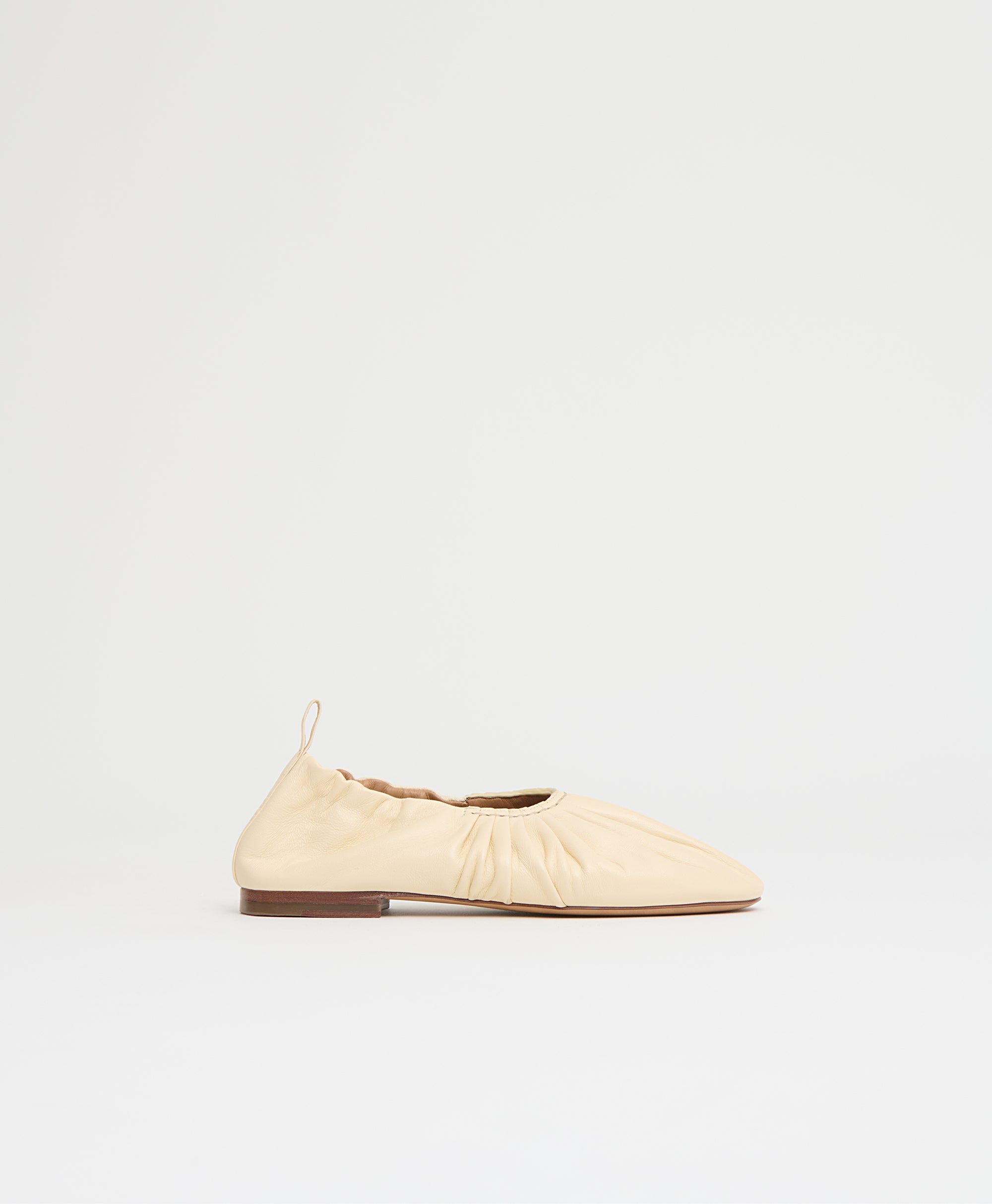 Mansurgavriel Ruched Ballerina - Jasmine