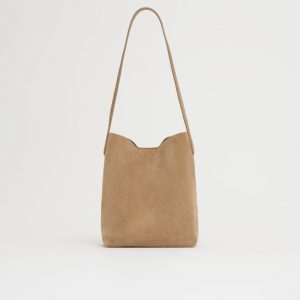 Mansurgavriel Small Everyday Cabas - Anise Suede