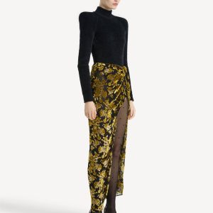 Balmain Pull en maille fluffy côtelée