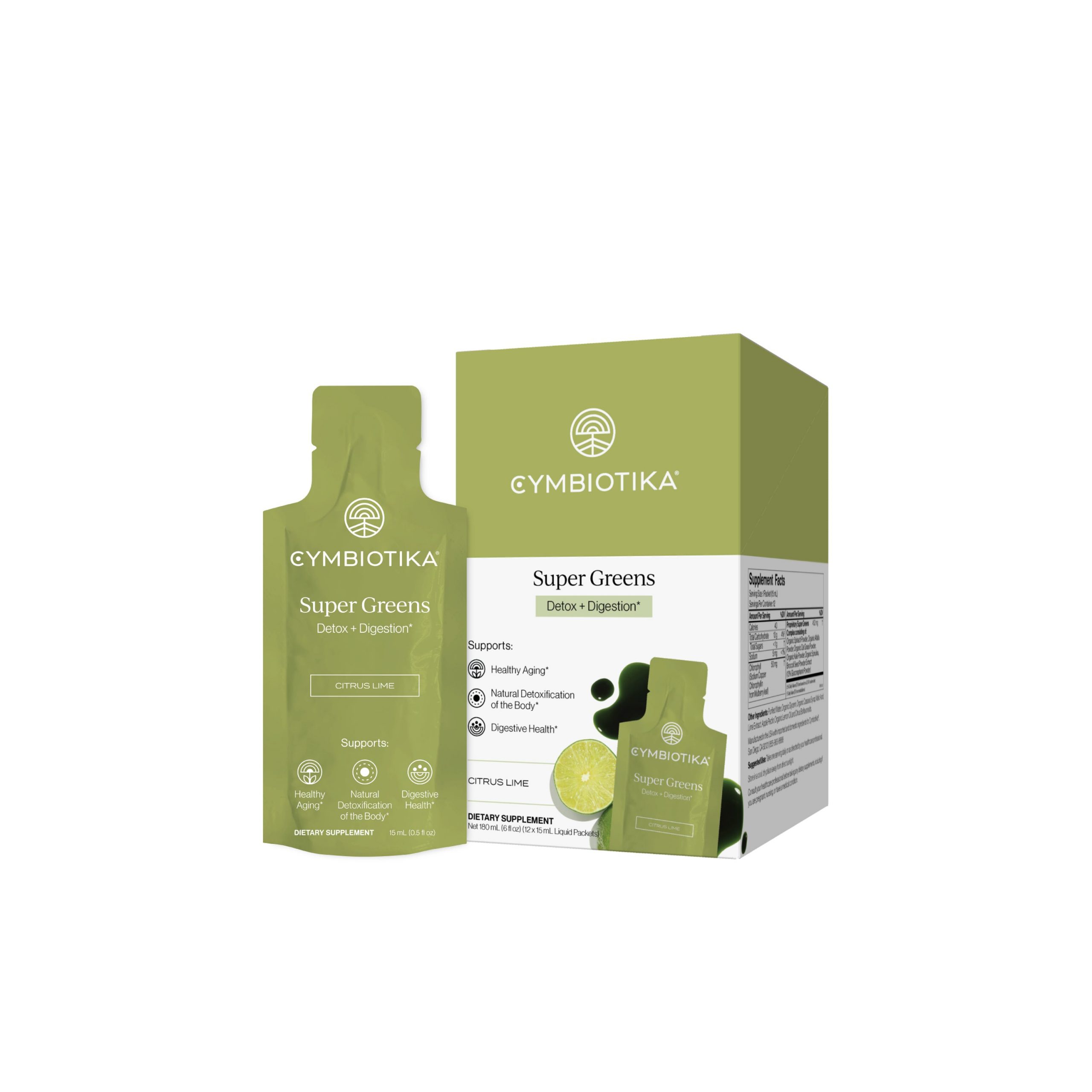 Grove Super Greens Liquid Packets - Detox + Digestion
