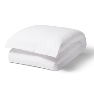 Floydhome Percale Duvet Cover - Full/Queen - White