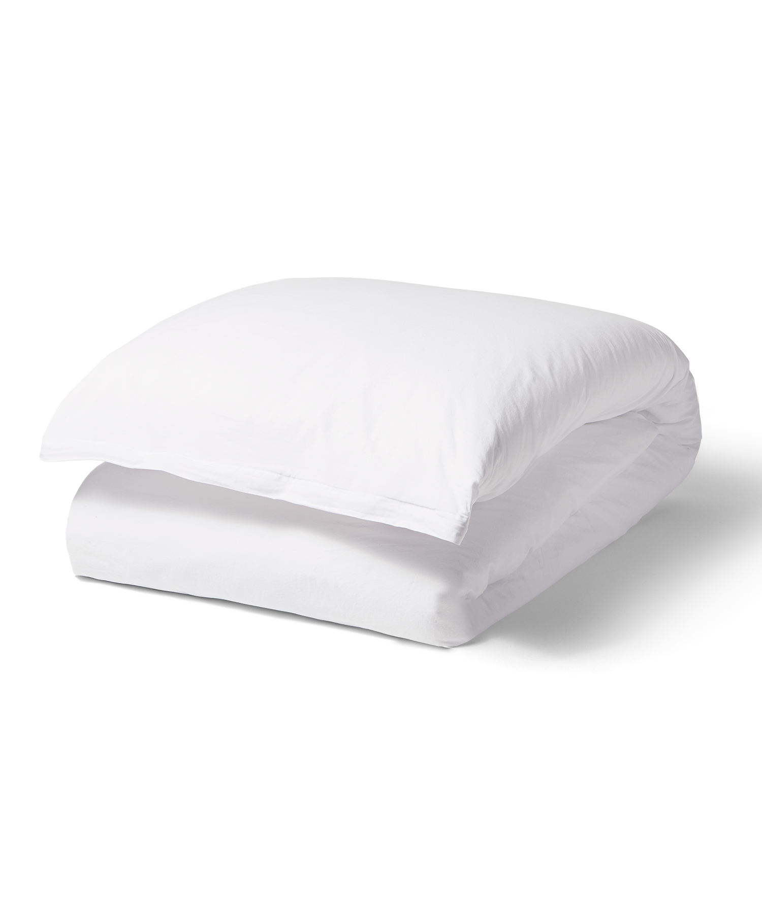 Floydhome Percale Duvet Cover - Full/Queen - White