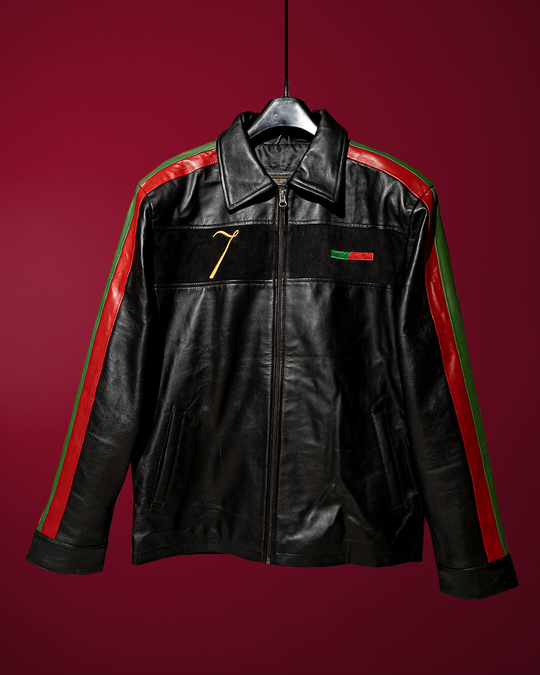 Shop Football Portugal Pure Leather Jacket