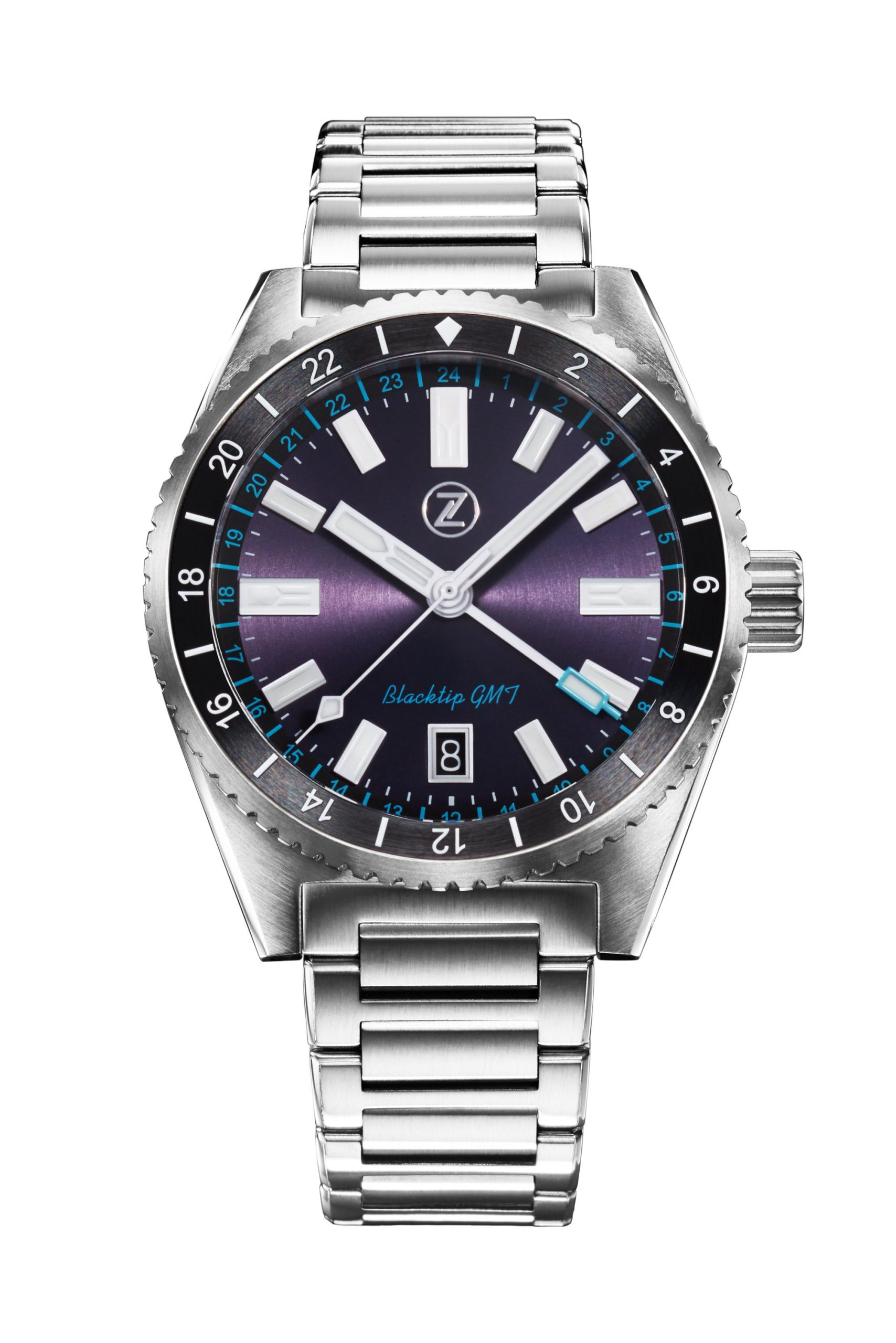 Zelos Blacktip 200m GMT Purple Ti