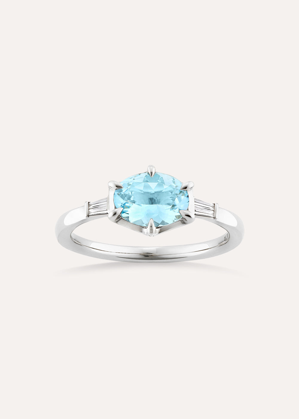 Dinny Hall Jenna Aquamarine & Diamond Ring