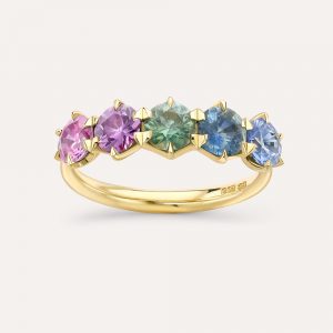 Dinny Hall Elyhara Sapphire Five Stone Ring
