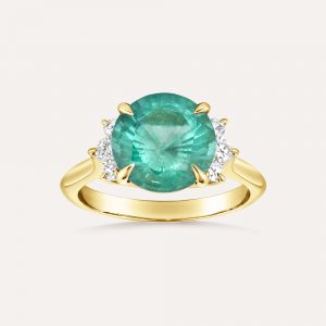 Dinny Hall Krista Emerald & Diamond Ring