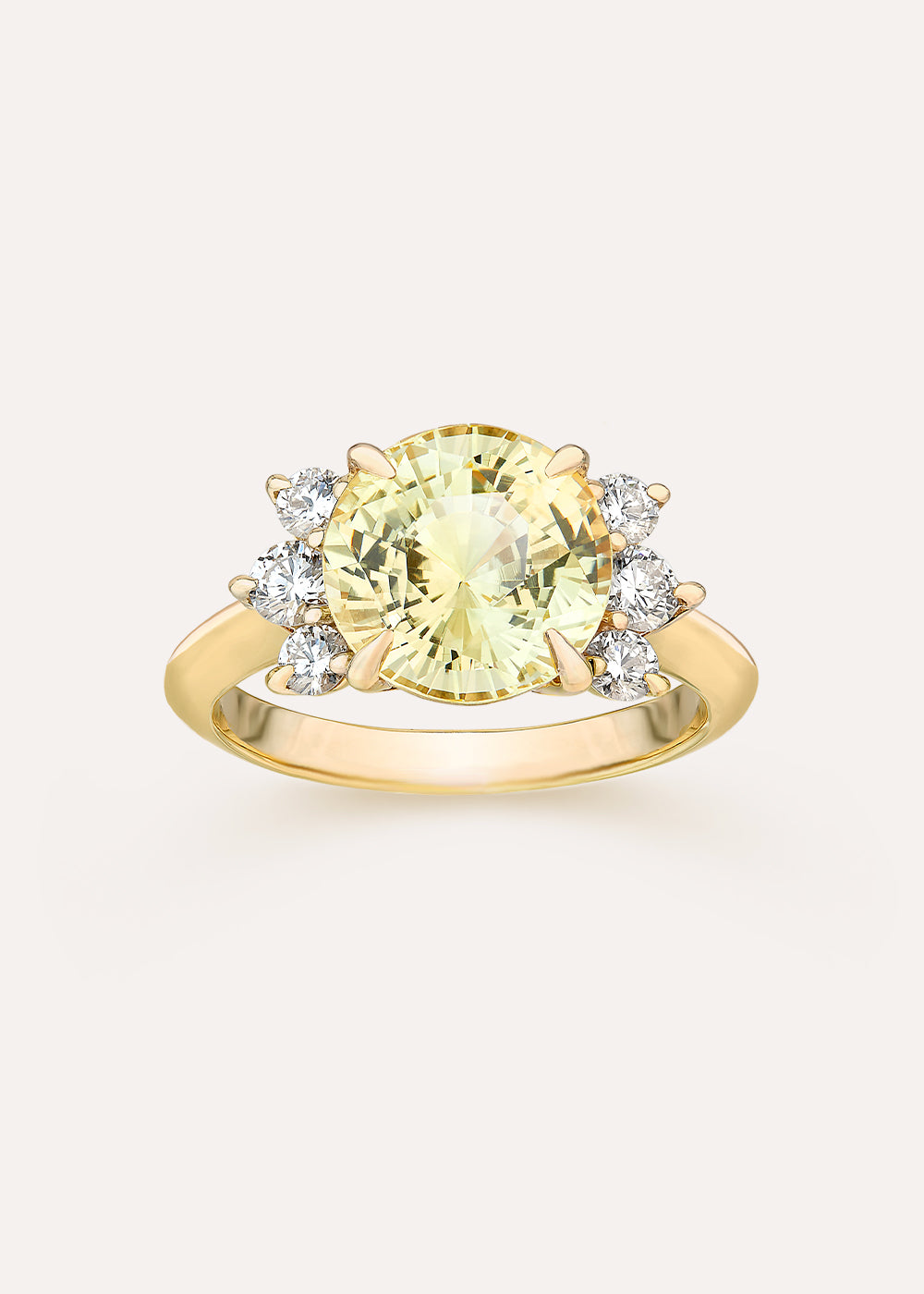 Dinny Hall Krista Yellow Sapphire & Diamond Ring